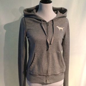 Gray VS PINK hoodie sweater